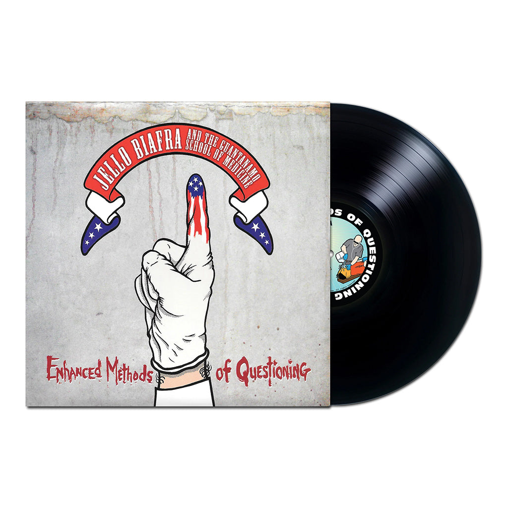 JELLO BIAFRA AND THE GUANTANAMO SCHOOL OF MEDICINE - Enhanced Methods Of Questioning (Repress) - 12'' EP - Black Vinyl