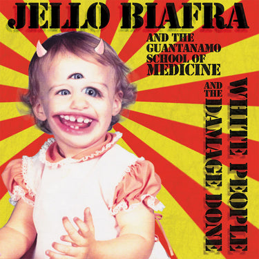 JELLO BIAFRA AND THE GUANTANAMO SCHOOL OF MEDICINE - White People And The Damage Done  (Repress) - LP - White Vinyl