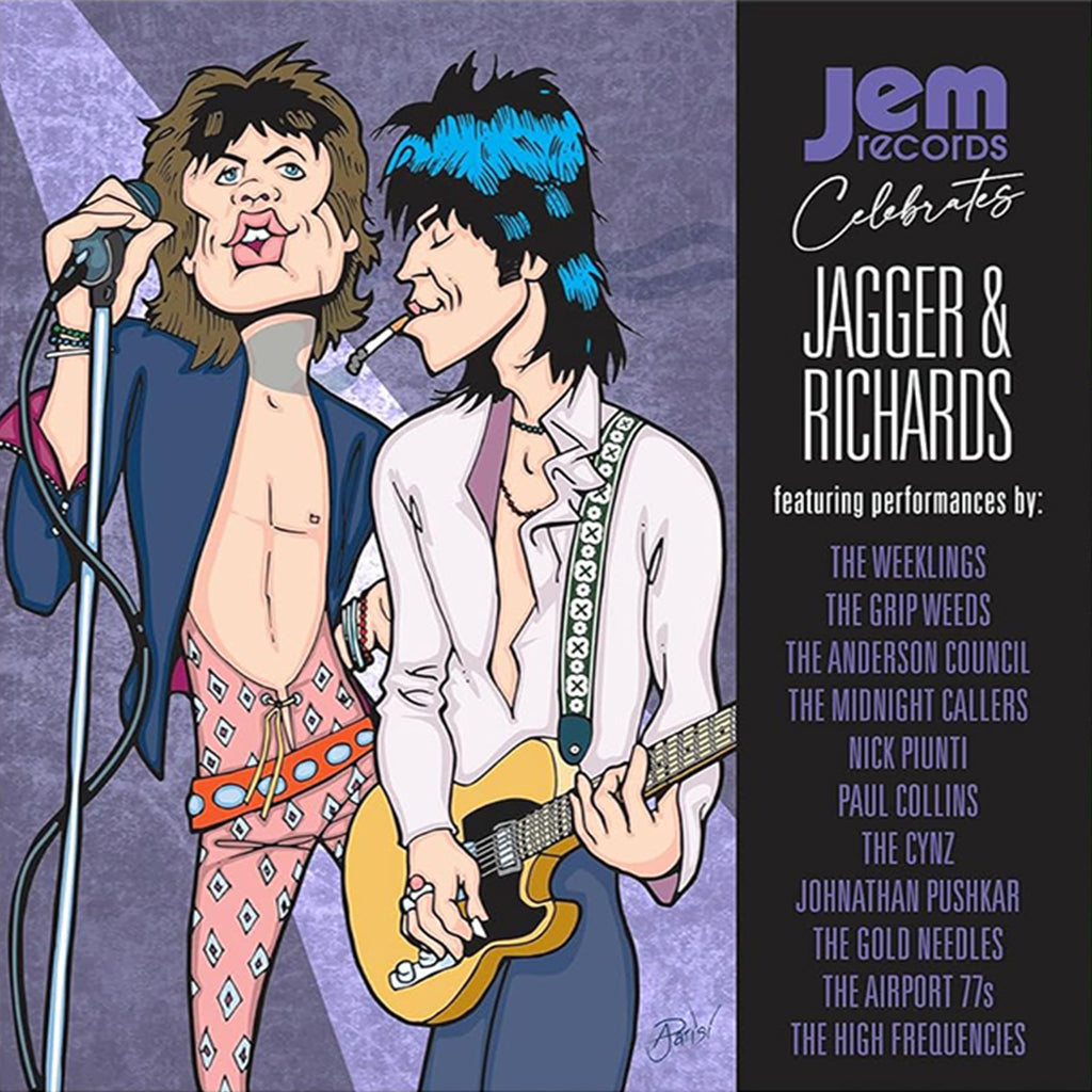 VARIOUS - Jem Records Celebrates Jagger & Richards - LP - Purple Vinyl