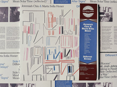 JEREMIAH CHIU & MARTA SOFIA HONER - Different Rooms - LP - Black Vinyl [JUN 20]