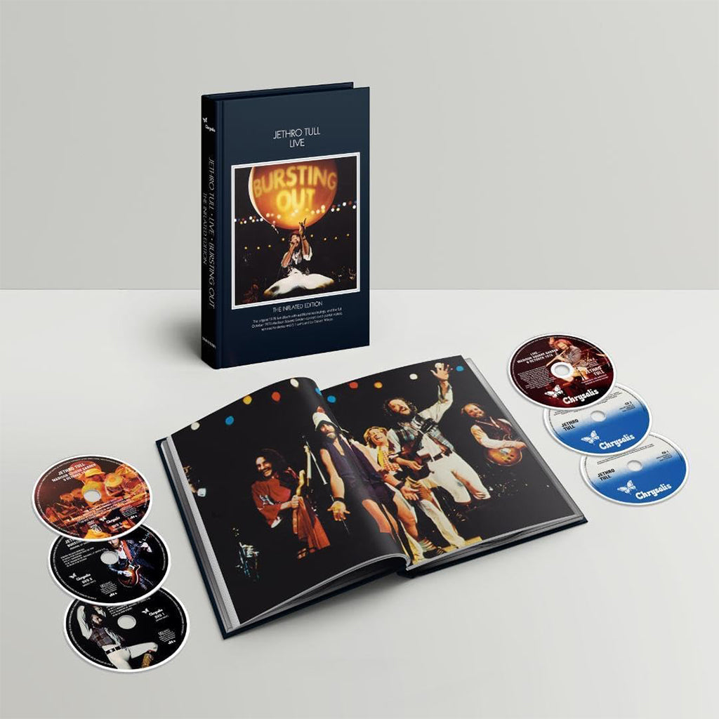 JETHRO TULL - Bursting Out (The Inflated Edition) - 3CD + 3DVD Set in 96-page Hardback Book [JUN 21]