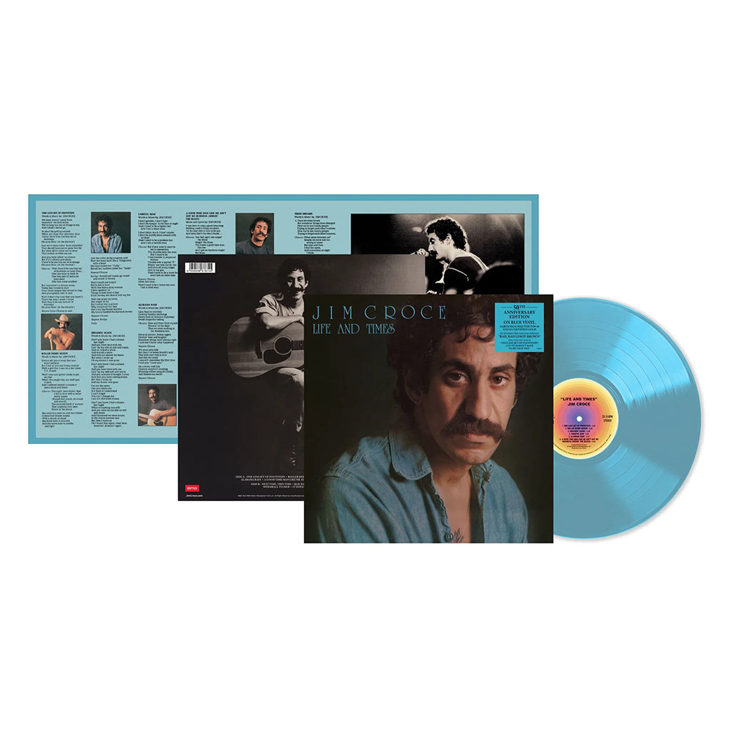 JIM CROCE - Life And Times (50th Anniversary Edition) - LP - 180g Blue Vinyl