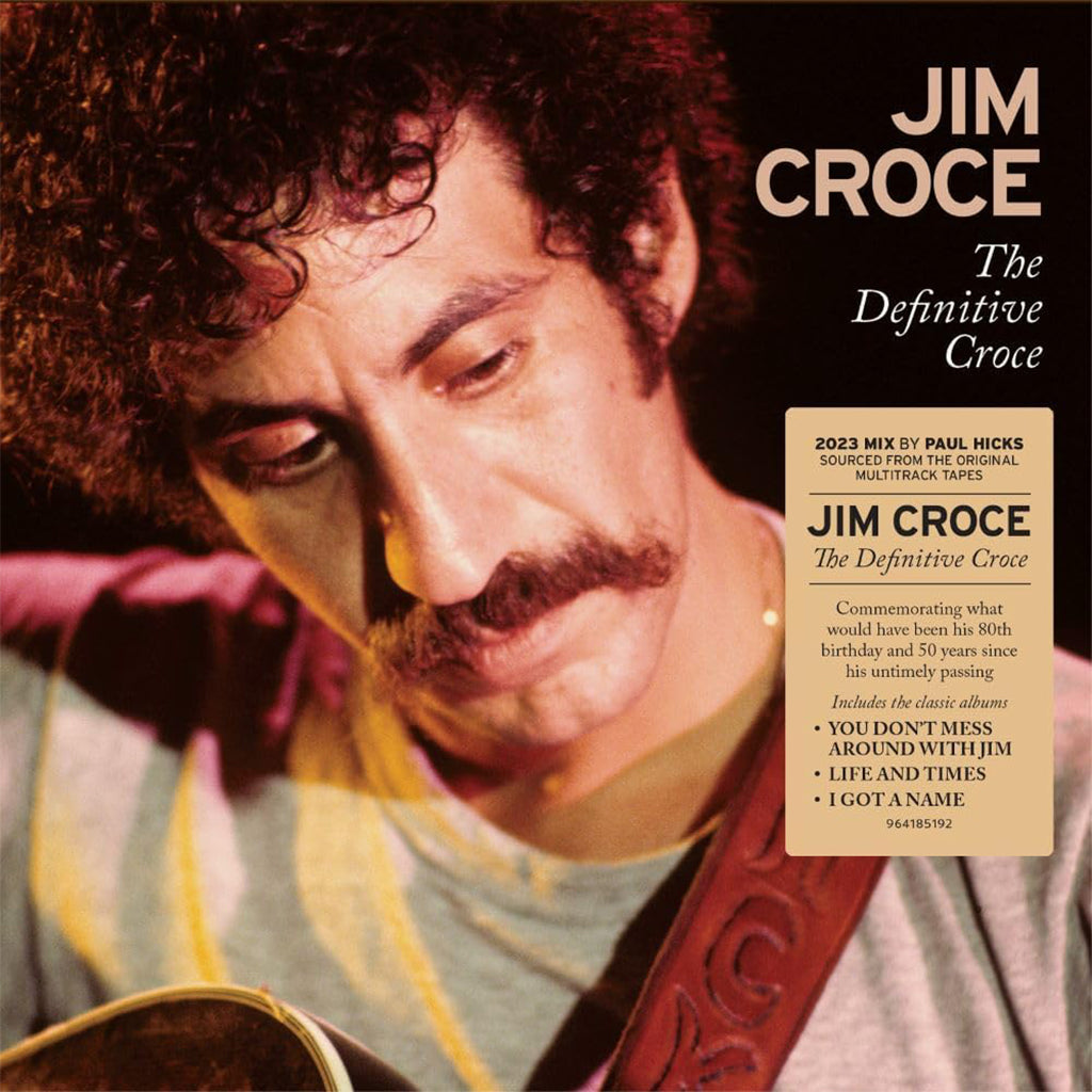 JIM CROCE - The Definitive Croce (Reissue) - 3LP - Bone / Sky Blue / Tangerine Colour Vinyl Set [SEP 19]