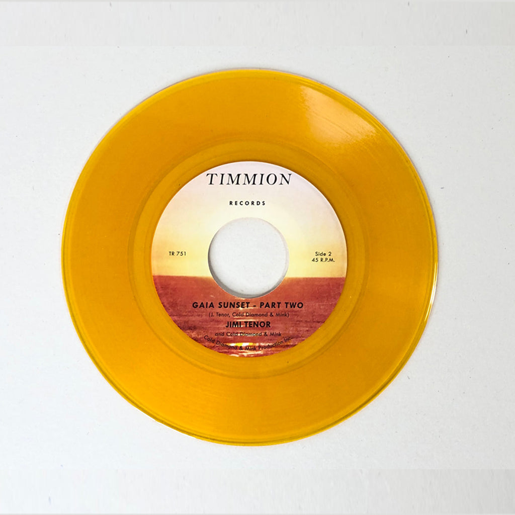 JIMI TENOR & COLD DIAMOND & MINK - Gaia Sunset - 7'' - Transparent Yellow Vinyl [MAY 31]