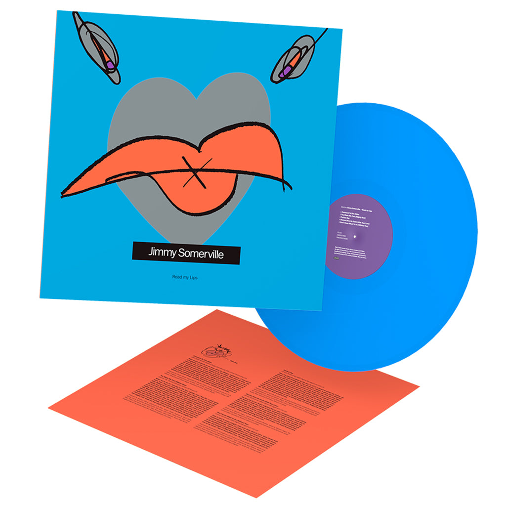 JIMMY SOMERVILLE - Read My Lips (2023 Remastered Edition) - LP - Blue Vinyl