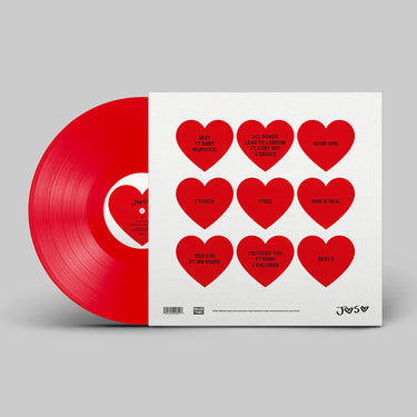 JOCKSTRAP & TAYLOR SKYE - I<3UQTINVU (w/ Perfume-Scented inner sleeve Inner Sleeve) - LP - Red Vinyl