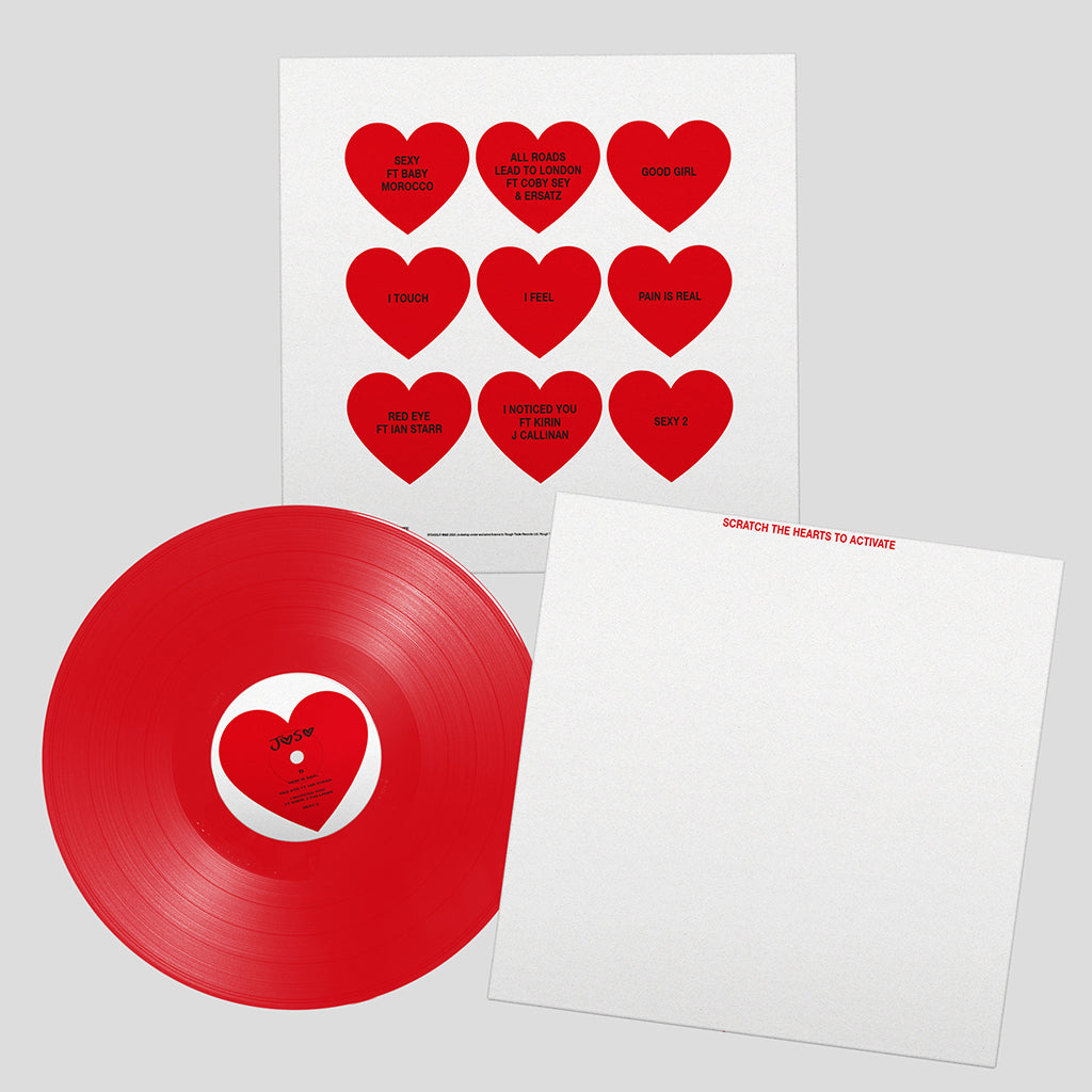 JOCKSTRAP & TAYLOR SKYE - I<3UQTINVU (w/ Perfume-Scented inner sleeve Inner Sleeve) - LP - Red Vinyl [NOV 3]