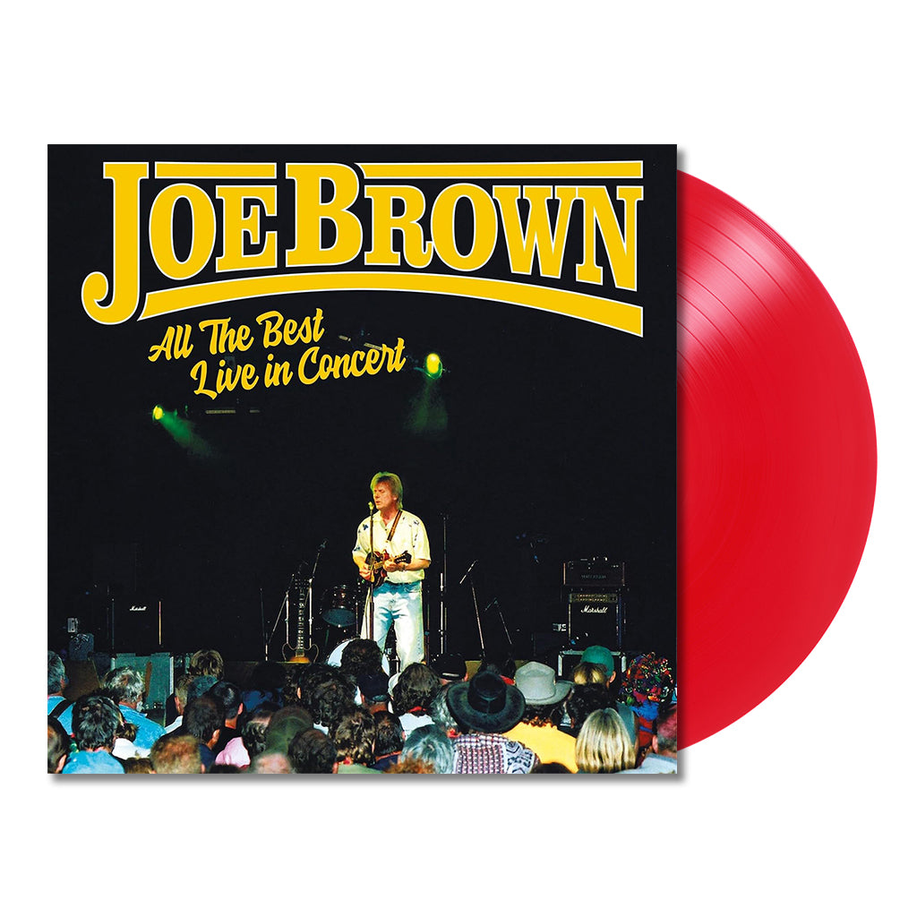 JOE BROWN - All The Best Live In Concert (2023 Reissue with Bonus DVD) - LP - Red Vinyl [NOV 24]