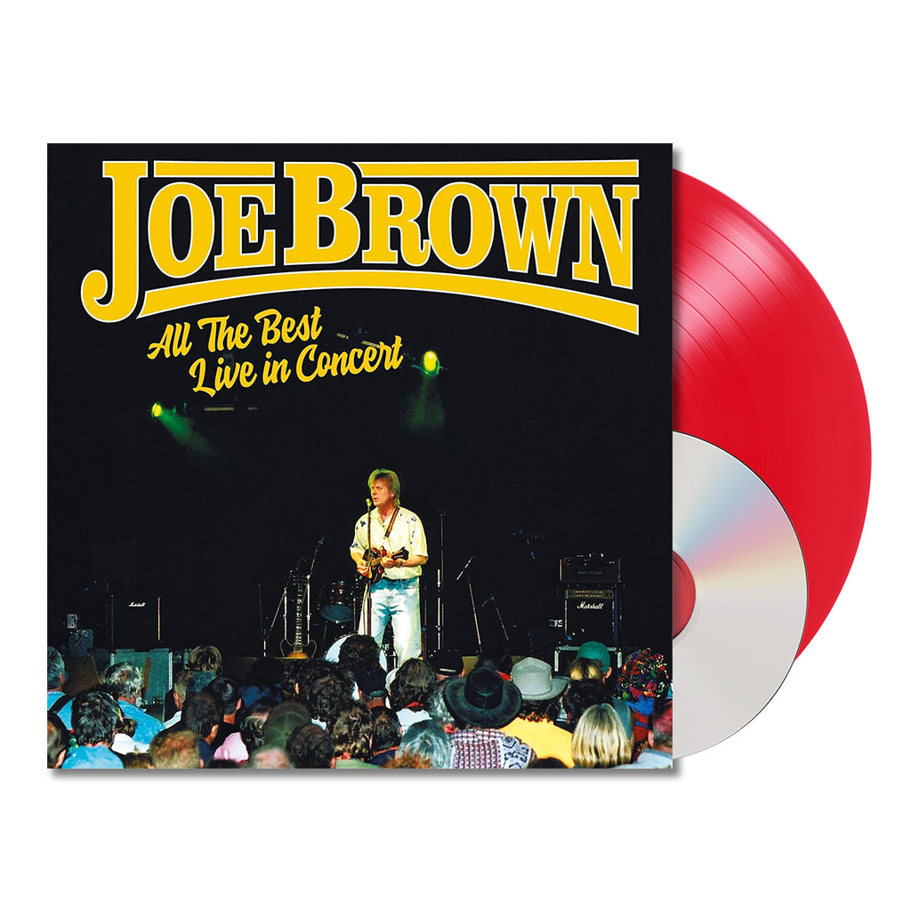 JOE BROWN - All The Best Live In Concert (2023 Reissue with Bonus DVD) - LP - Red Vinyl [NOV 24]