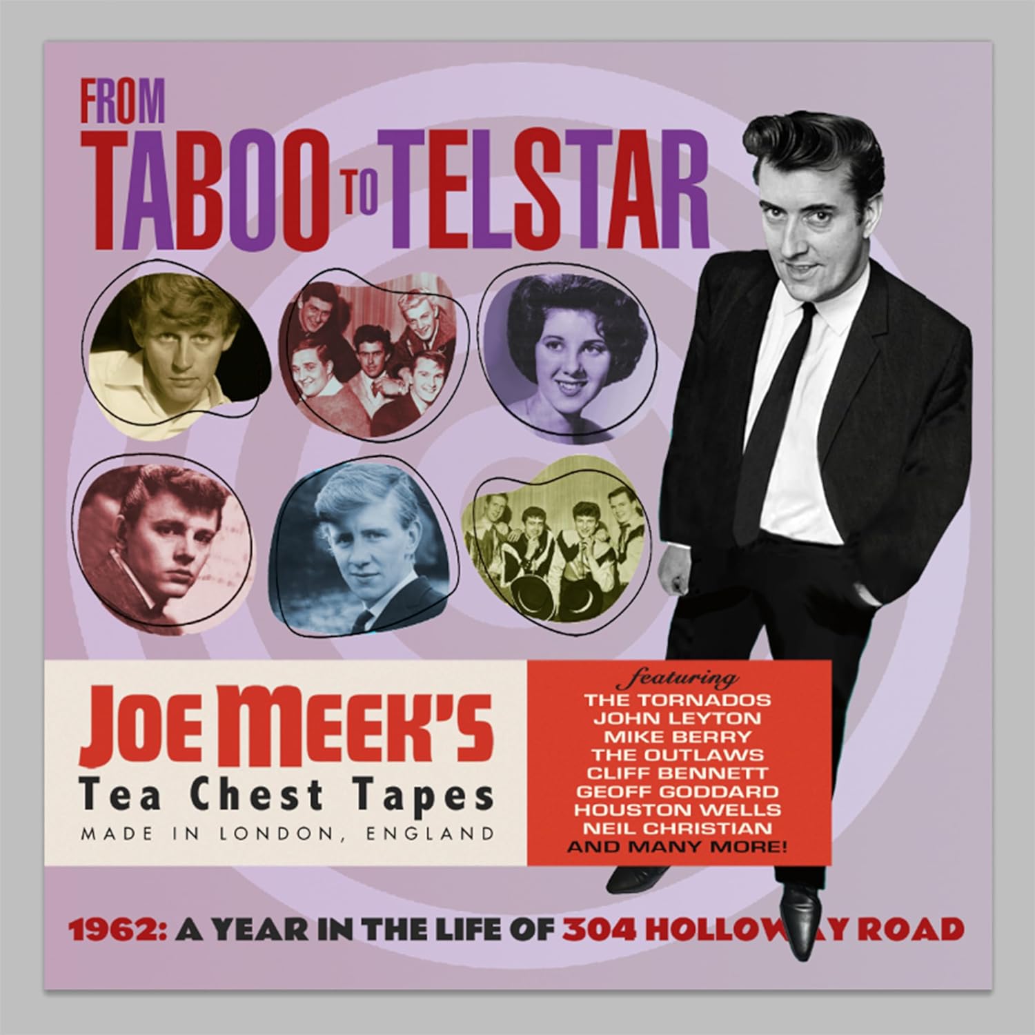 JOE MEEK - 1962 From Taboo To Telstar - Hits, Misses, Outtakes, Demos And More - 3CD Clamshell Box Set [AUG 16]