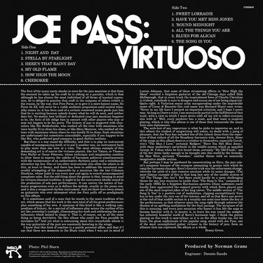 JOE PASS - Virtuoso (Original Jazz Classics Series) - LP - Deluxe 180g Vinyl [MAR 14]
