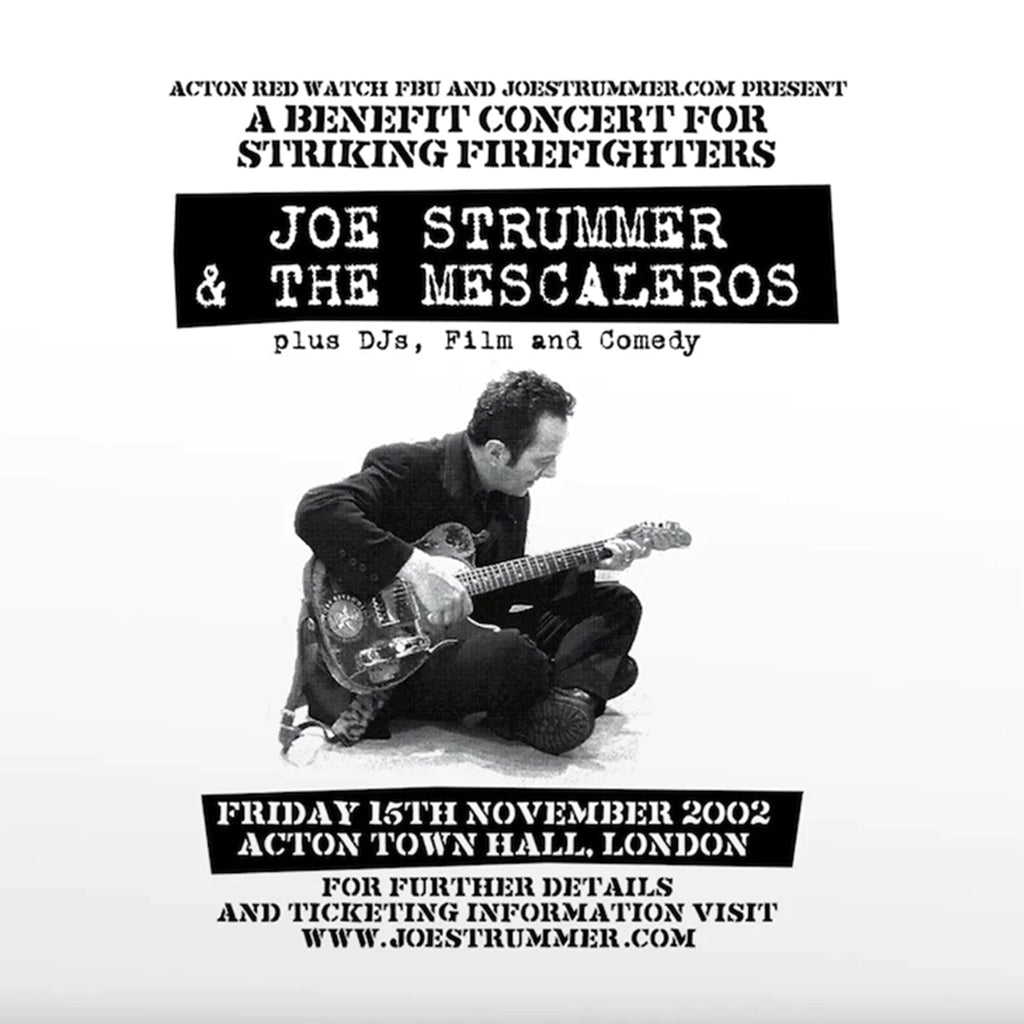 JOE STRUMMER & THE MESCALEROS - Live At Acton Town Hall - 2LP - Clear Vinyl