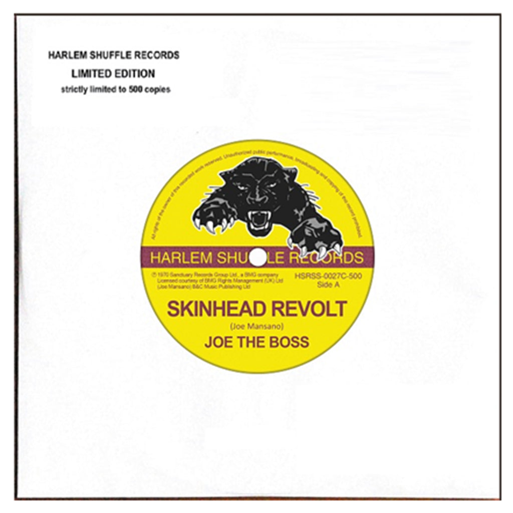 JOE THE BOSS - Skinhead Revolt / The Thief (Reissue) - 7'' - Vinyl