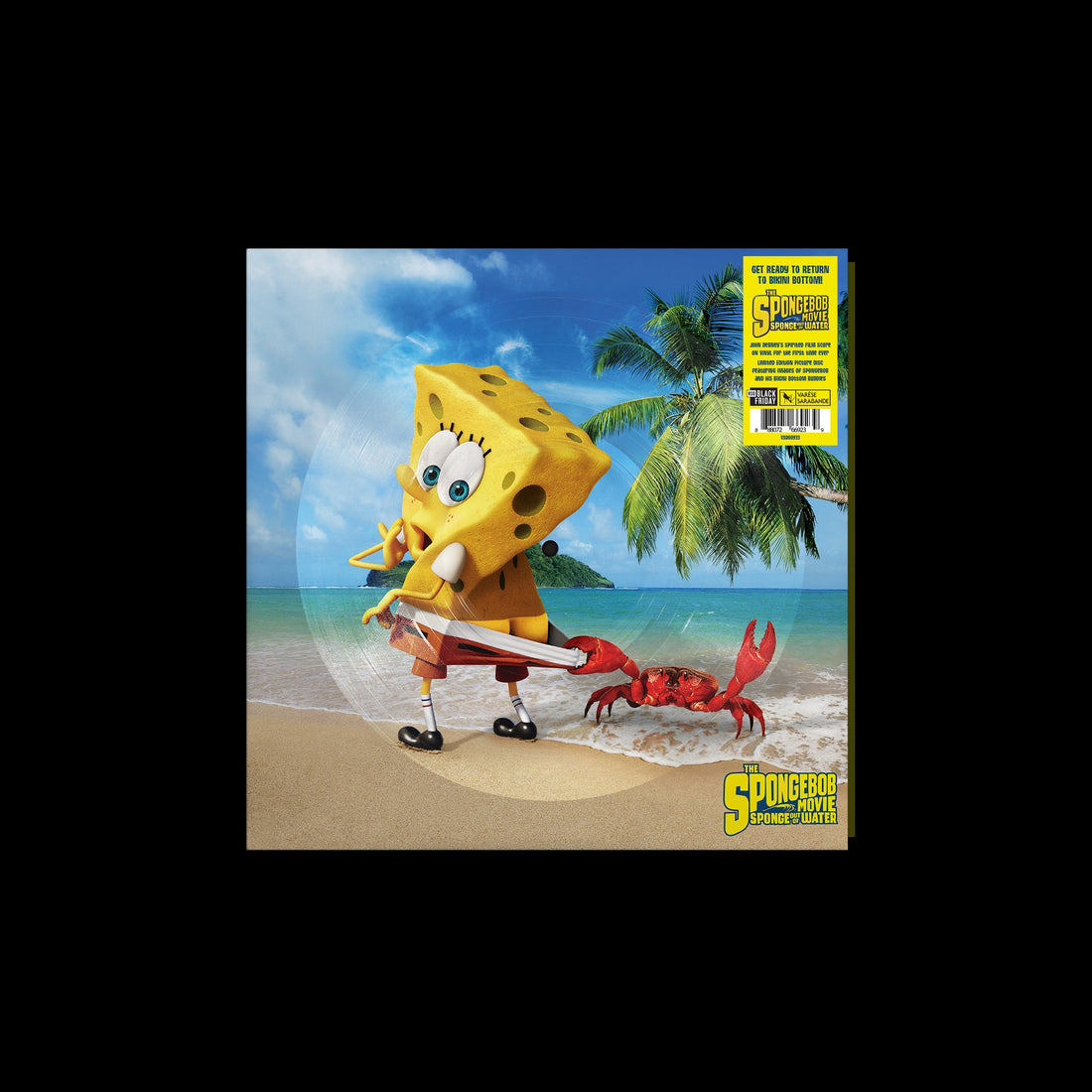 John Debney - The SpongeBob Movie: Sponge Out Of Water - 1LP - Picture Disc Vinyl  [RSD Black Friday 2025]