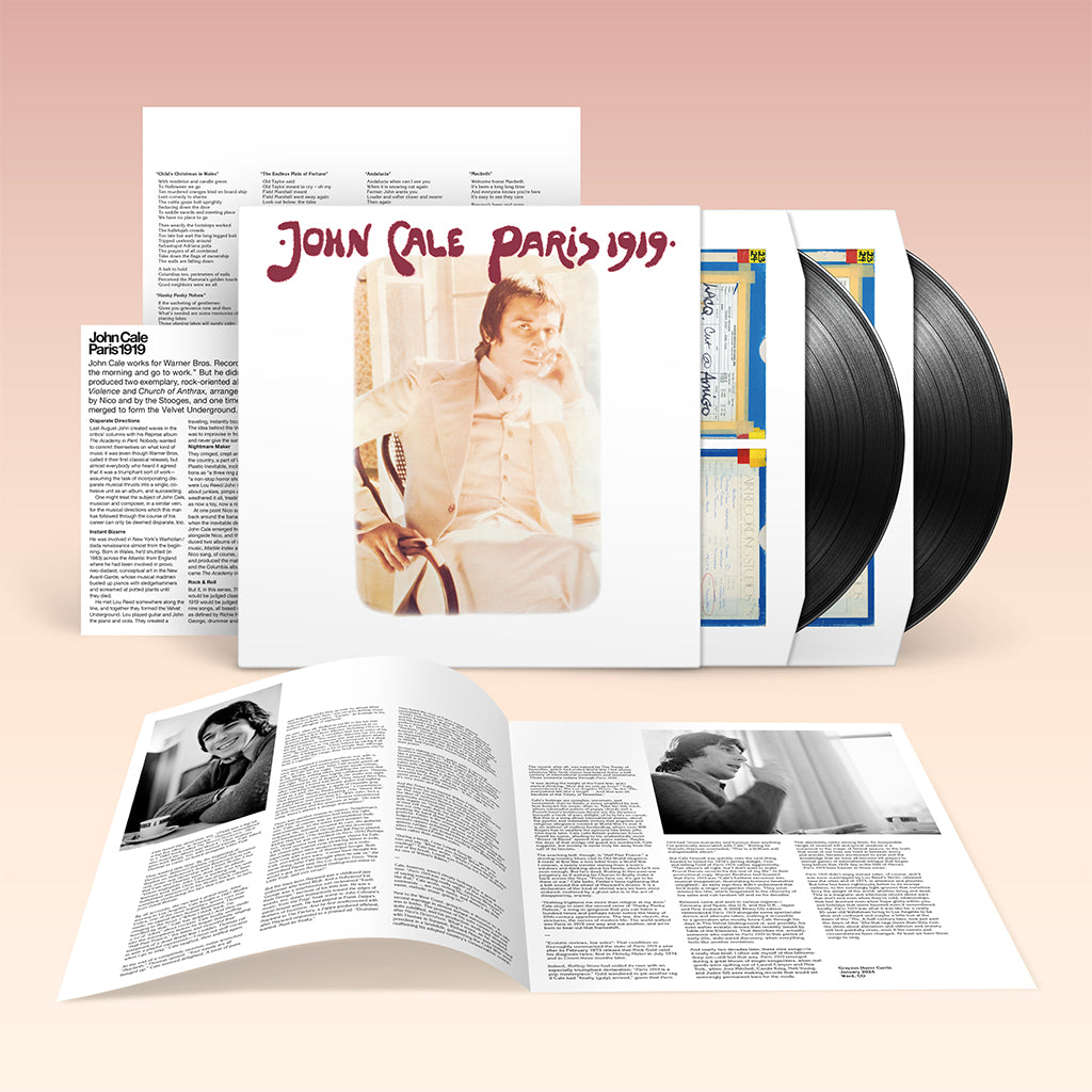 JOHN CALE - Paris 1999 (Deluxe Edition with bonus tracks) - 2LP - Vinyl [NOV 15]