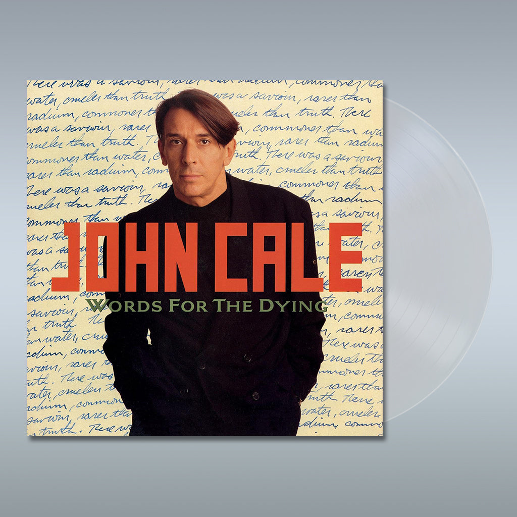 JOHN CALE  - Words For The Dying (2023 Reissue) - LP - Clear Vinyl