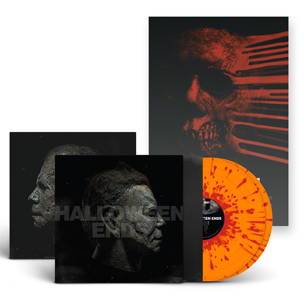 JOHN CARPENTER, CODY CARPENTER AND DANIEL DAVIES - Halloween Ends (Original Soundtrack) [Expanded Edition with Poster] - 2LP - Deluxe Orange with Red Splatter Colour Vinyl [OCT 17]