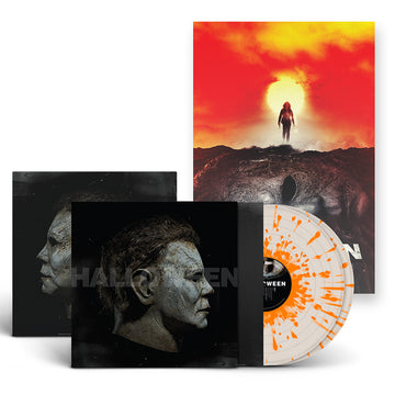 JOHN CARPENTER, CODY CARPENTER AND DANIEL DAVIES - Halloween (Original Soundtrack) [Expanded Edition w/ Poster] - 2LP - Deluxe Bone White Colour w/ Orange Splatter Vinyl [OCT 17]