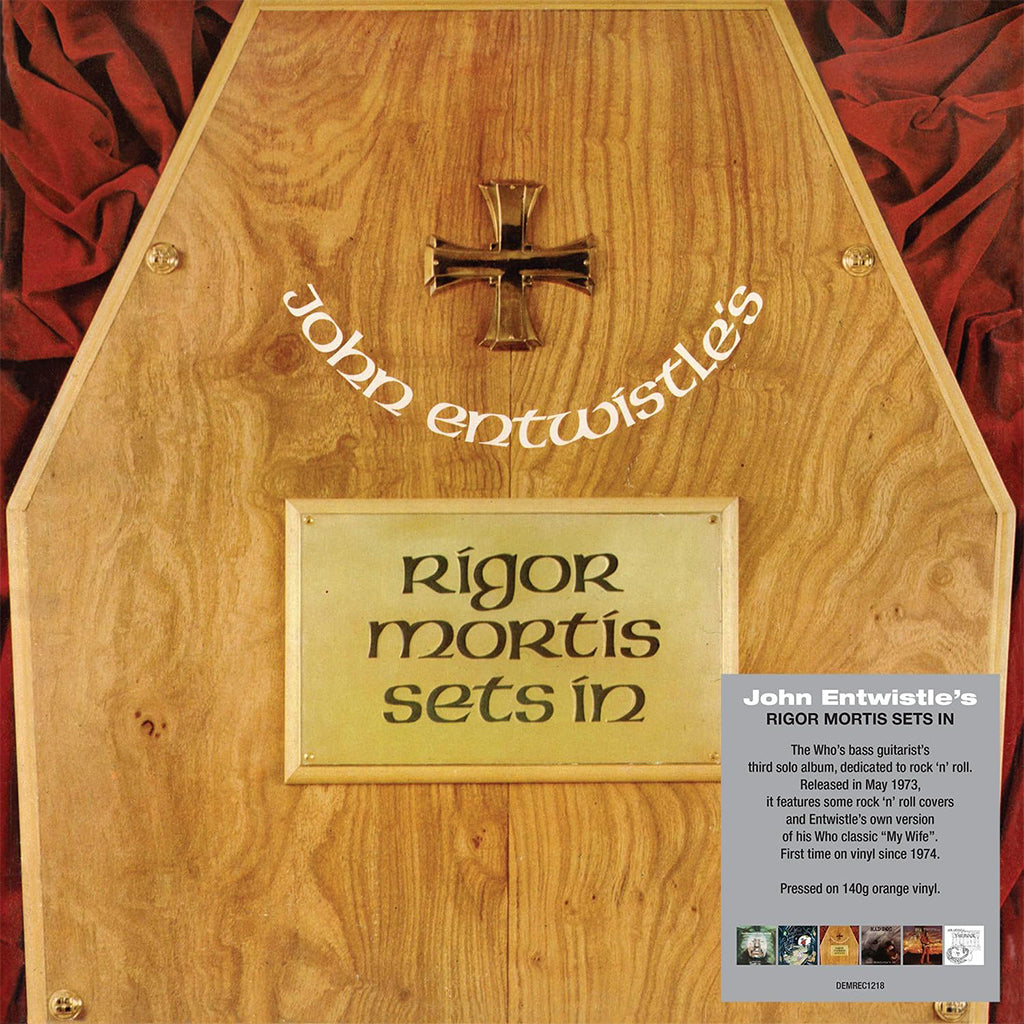 JOHN ENTWISTLE - Rigor Mortis Sets In (2024 Reissue) - LP - Gatefold Orange Vinyl [MAY 10]
