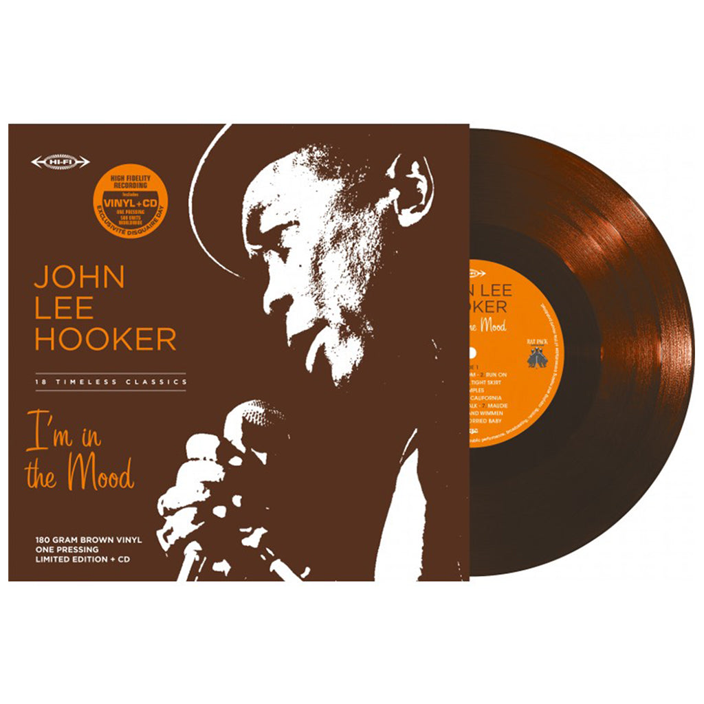 JOHN LEE HOOKER - I'm in the Mood (with CD Version) - LP - 180g Brown Vinyl [RSD 2024]