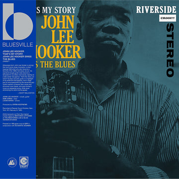 JOHN LEE HOOKER - That’s My Story: John Lee Hooker Sings The Blues (Bluesville Series) - LP - Deluxe 180g Vinyl [APR3]