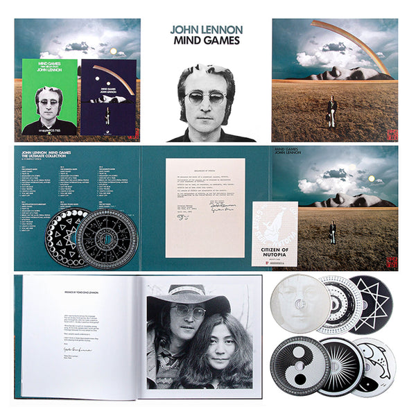 john lennon mind games (VERY RARE SET!!） JOHN LENNON - Mind Games (The Ultimate Collection) - Deluxe Box