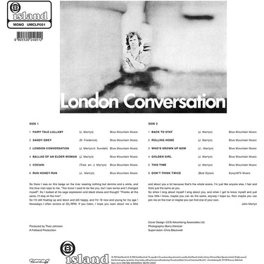 JOHN MARTYN - London Conversation (2023 Reissue) - LP - 180g Vinyl