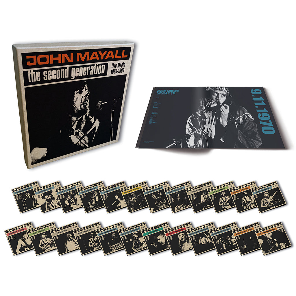 JOHN MAYALL - The Second Generation - Live Magic (1968-1993) - 30 x CD - Deluxe Box Set [JUN 20]