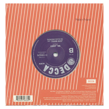 JOHN MAYALL & THE BLUESBREAKERS - Crawling Up A Hill (Reissue) - 7'' - Clear Vinyl