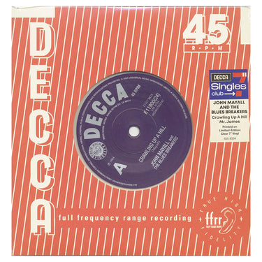 JOHN MAYALL & THE BLUESBREAKERS - Crawling Up A Hill (Reissue) - 7'' - Clear Vinyl