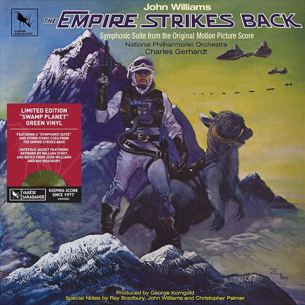 JOHN WILLIAMS, CHARLES GERHARDT, THE NATIONAL PHILHARMONIC ORCHESTRA - The Empire Strikes Back (Symphonic Suite From The Original Score) [Reissue] - LP - Swamp Planet Green Vinyl [MAY 23]