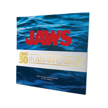 JOHN WILLIAMS - Jaws (Original Score) [50th Anniversary Edition w/ Shark Fin Pop-Up Sleeve] - 2LP (45rpm) - Deluxe 180g Vinyl [OCT 17]