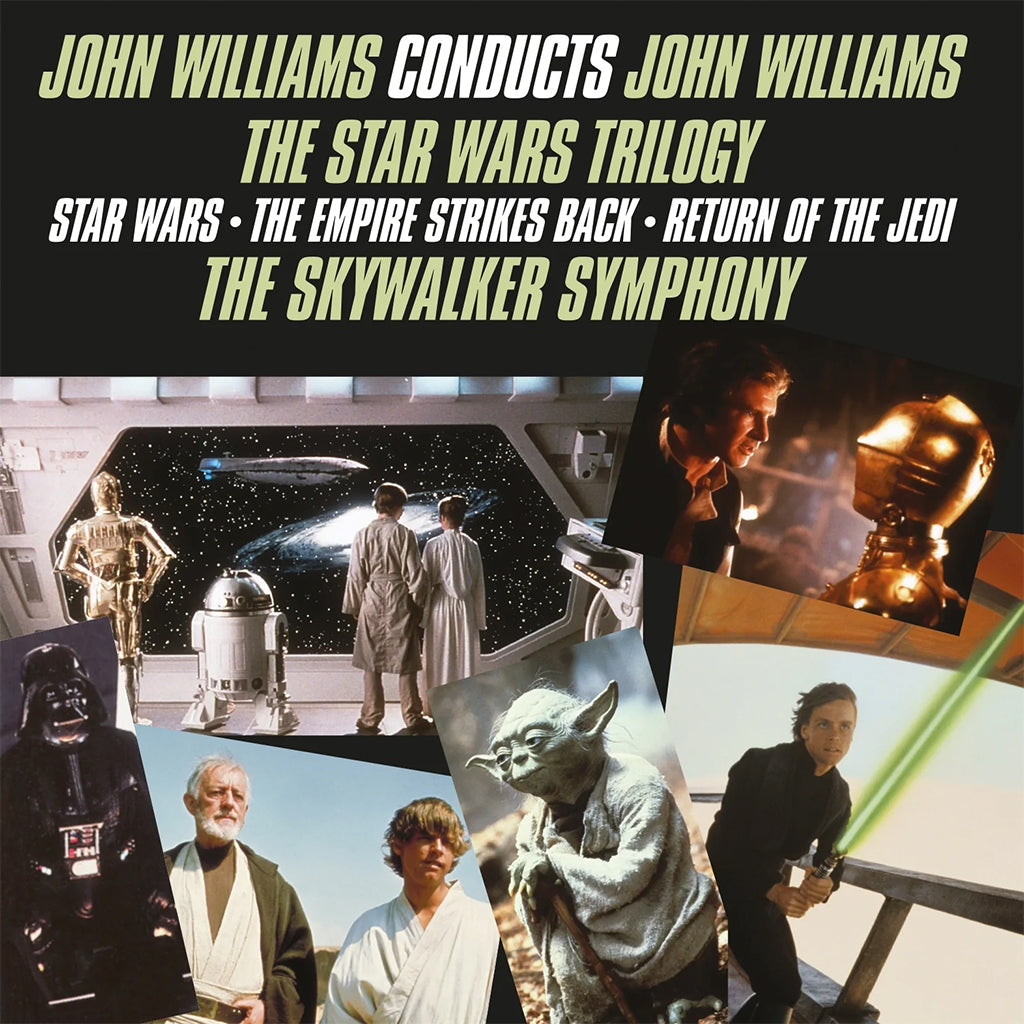 JOHN WILLIAMS - John Williams Conducts John Williams - The Star Wars Trilogy (2024 Reissue)- 2LP - 180g Translucent Green Vinyl