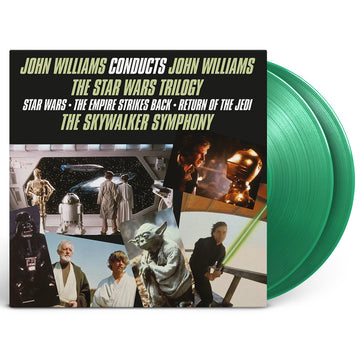 JOHN WILLIAMS - John Williams Conducts John Williams - The Star Wars Trilogy (2024 Reissue)- 2LP - 180g Translucent Green Vinyl