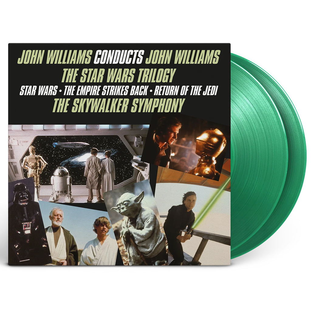 JOHN WILLIAMS - John Williams Conducts John Williams - The Star Wars Trilogy (2024 Reissue)- 2LP - 180g Translucent Green Vinyl [JUN 21]