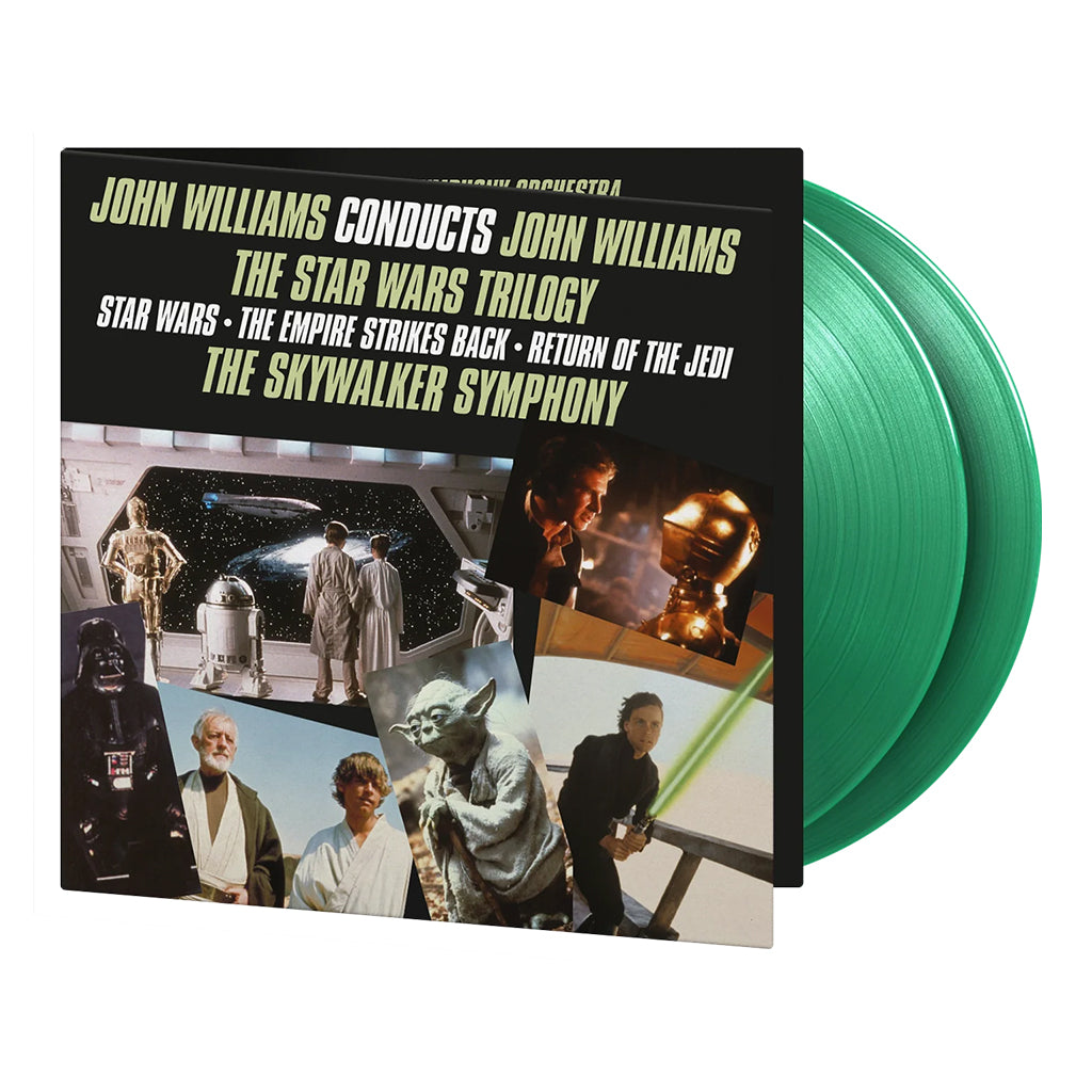 JOHN WILLIAMS - John Williams Conducts John Williams - The Star Wars Trilogy (2024 Reissue)- 2LP - 180g Translucent Green Vinyl [JUN 21]