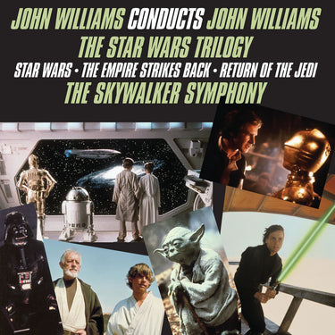 JOHN WILLIAMS  - John Williams Conducts The Star Wars Trilogy - 2LP - 180g Translucent Blue Vinyl