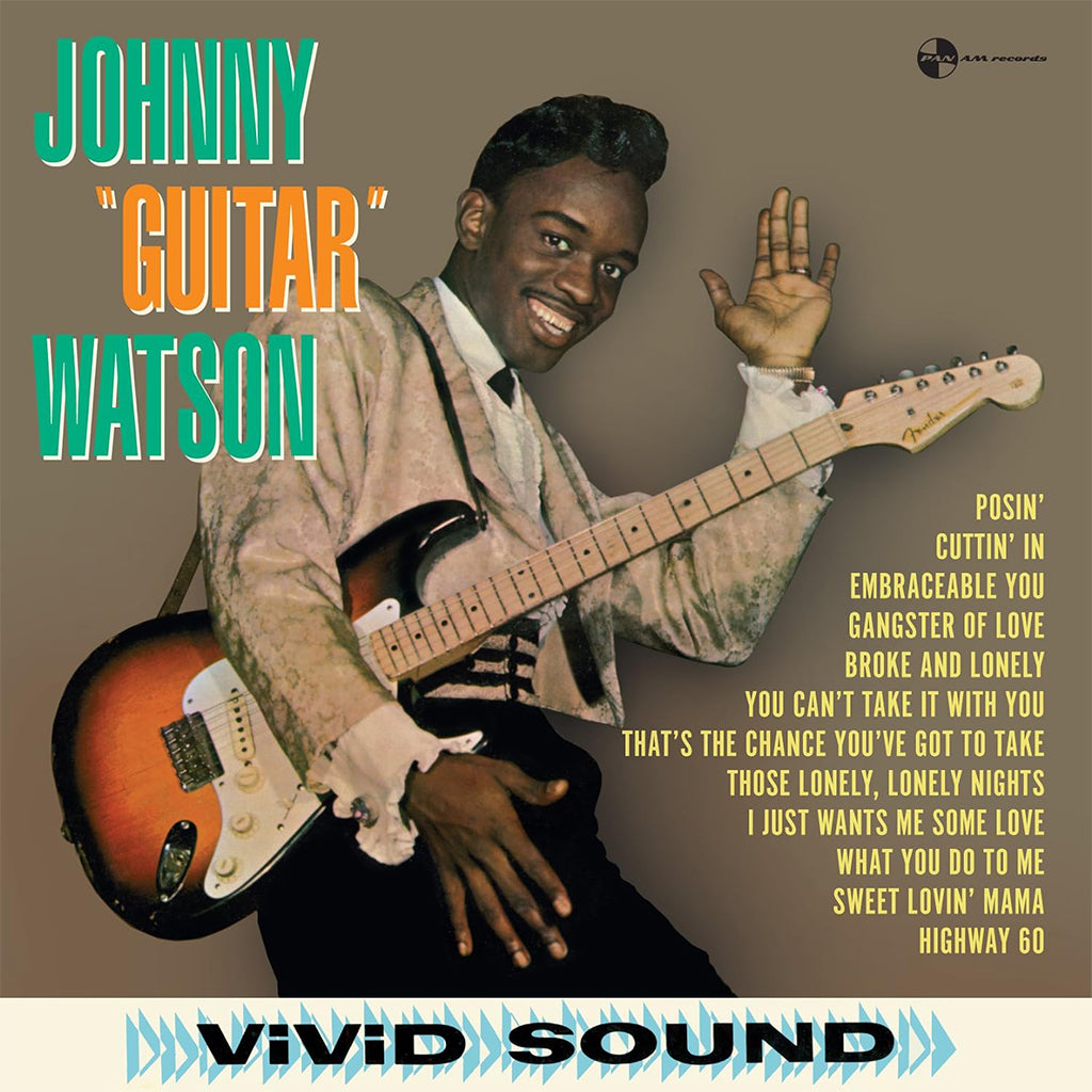 JOHNNY GUITAR WATSON - Johnny Guitar Watson (Debut Album Reissue with 4 Bonus Tracks) - LP - 180g Vinyl