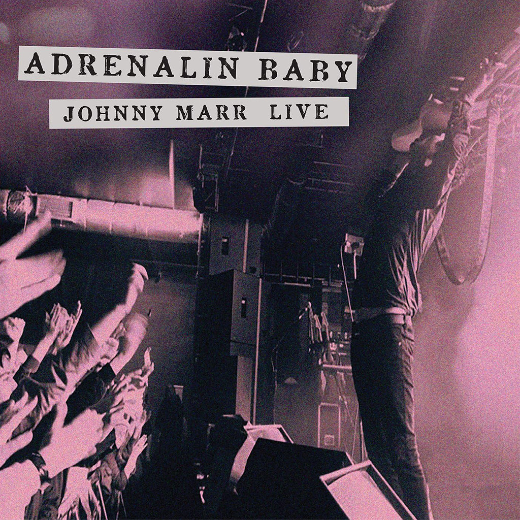JOHNNY MARR - Adrenalin Baby (Repress with A1 Poster) - 2LP - Gatefold Pink with Black Splatter Vinyl [MAY 3]