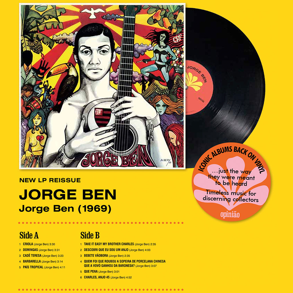 JORGE BEN - Jorge Ben (Opinião Reissue) - LP - Vinyl [JAN 23