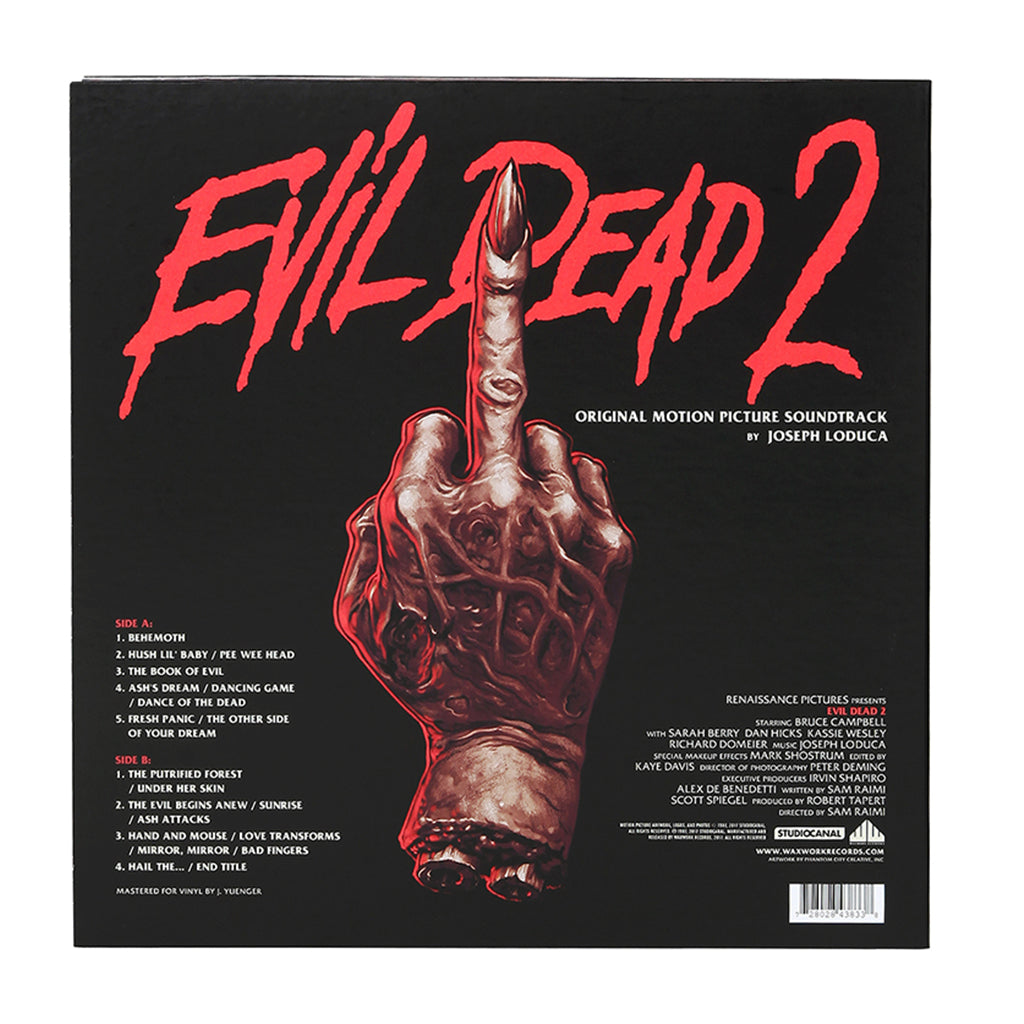 JOSEPH LODUCA - Evil Dead 2 (Original Soundtrack) [Remastered] - LP - Deluxe Green & Black Hand-Poured Vinyl [APR 26]