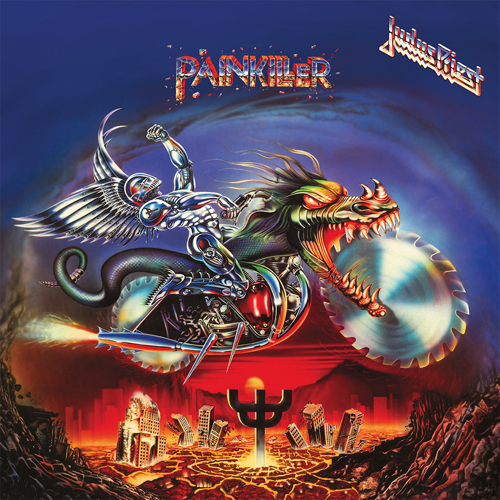 JUDAS PRIEST - Painkiller (35th Anniversary) [National Album Day 2025] - LP - Blue and White Marble Colour Vinyl [OCT 18]