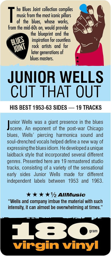 JUNIOR WELLS - Cut That Out - 1953-1963 Sides - LP - 180g Vinyl