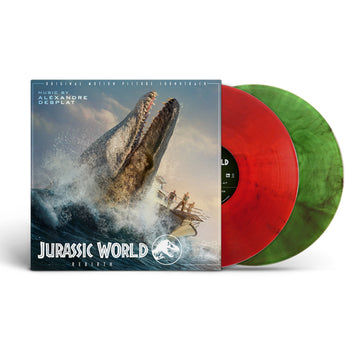 ALEXANDRE DESPLAT - Jurassic World: Rebirth (Original Soundtrack) - 2LP - Red / Green Colour Vinyl [OCT 3]