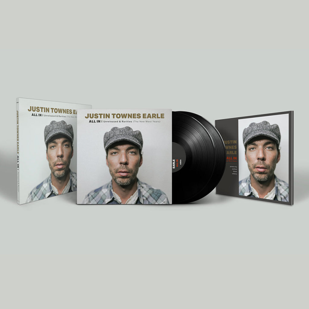 JUSTIN TOWNES EARLE - ALL IN: Unreleased & Rarities - The New West Years (Deluxe Edition with 52-page Photobook) - 2LP - Gatefold Vinyl in Rigid Slipcase [SEP 27]