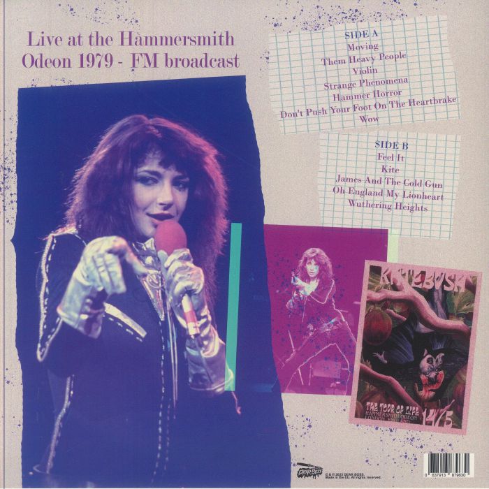 KATE BUSH - Oh England: Live At The Hammersmith Odeon 1979 FM Broadcast - LP - Black Vinyl