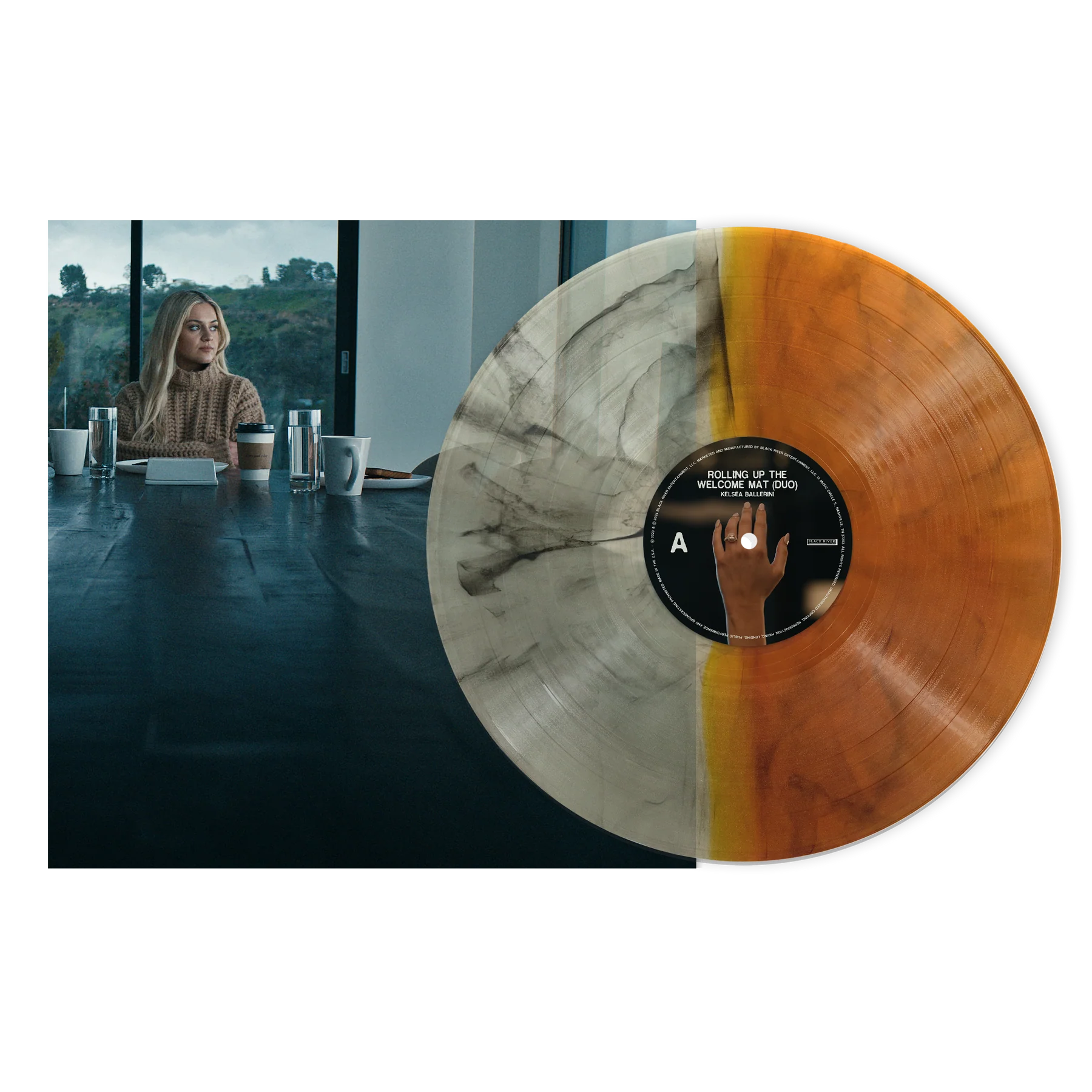 KELSEA BALLERINI - Rolling Up the Welcome Mat (Duo) - LP - Sunrise Half & Half Vinyl