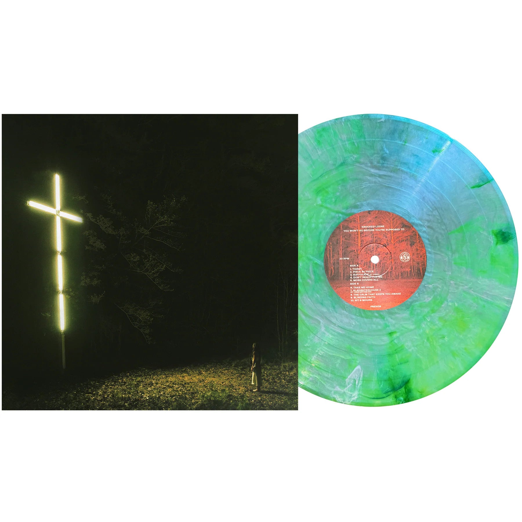 KNOCKED LOOSE - You Won't Go Before You're Supposed To - LP - Marbled Algae Vinyl