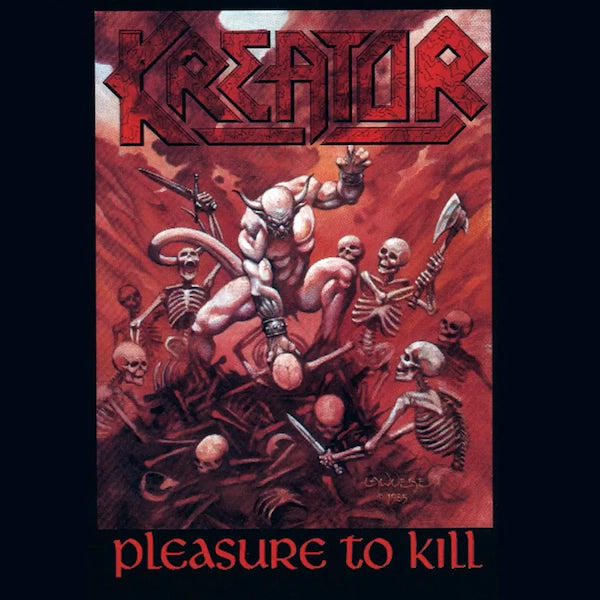 KREATOR - Pleasure To Kill - LP - Clear Red Splatter Vinyl