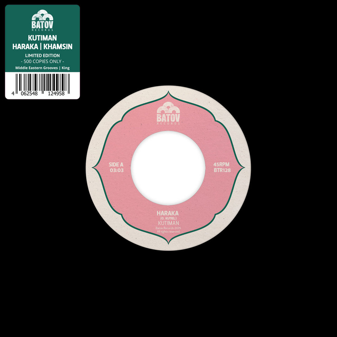 KUTIMAN - Haraka / Khamsin - 7" - Black Vinyl [NOV 7]